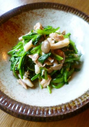 ほうれん草とツナのバター炒め♪-レシピのメイン写真