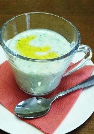 介護食【おろし胡瓜のヨーグルトスープ】-レシピのメイン写真
