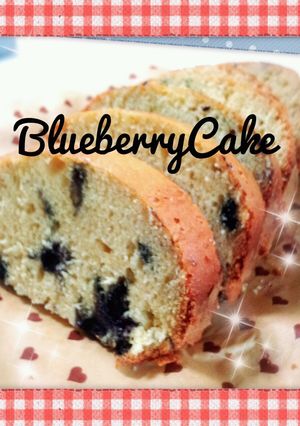 HMブルーベリーcake-レシピのメイン写真