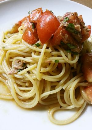 糀の実にんにくで作る簡単冷製パスタ-レシピのメイン写真