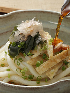 ぶっかけ油揚げうどん-レシピのメイン写真
