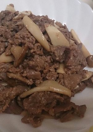 牛肉とエリンギの塩麹バター炒め-レシピのメイン写真