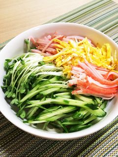 もやしの冷やし中華風サラダ-レシピのメイン写真