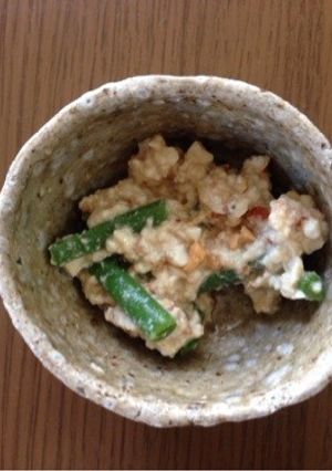 いんげんの白和え-レシピのメイン写真
