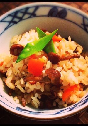 なめこの炊き込みご飯-レシピのメイン写真