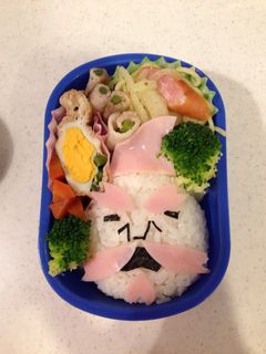 キャラ弁☆花さか爺by妖怪ウォッチ-レシピのメイン写真