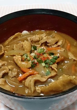 三河ポークカレーうどん-レシピのメイン写真