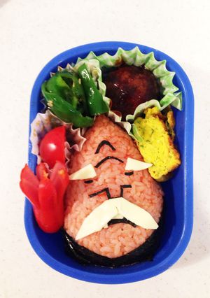 キャラ弁☆ひも爺by妖怪ウォッチ-レシピのメイン写真