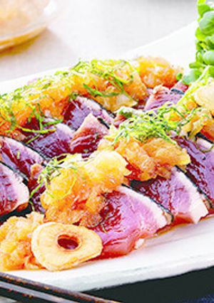 鰹のたたき　きわみソースがけ-レシピのメイン写真