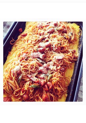 ホットプレートナポリタン!こどもの日に!-レシピのメイン写真