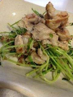 豚バラと豆苗のおかか炒め-レシピのメイン写真
