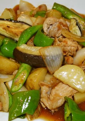 野菜の黒酢炒め｜大皿でメインに-レシピのメイン写真