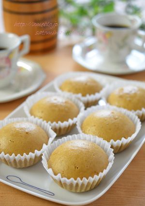 ✿コーヒー風味のふんわり蒸しケーキ✿-レシピのメイン写真