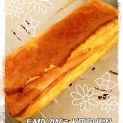 รูปของ パウンド型で♪ベイクドチーズケーキ