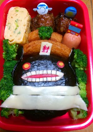 妖怪ウォッチ キャラ弁 どんどろ-レシピのメイン写真