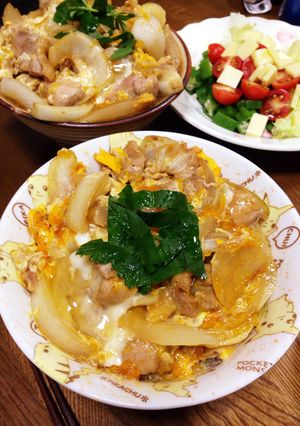 親子丼、子ども作-レシピのメイン写真