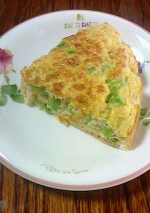 簡単☆和風枝豆入りフリッタータオーブンで-レシピのメイン写真