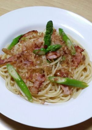 簡単♡アスパラとベーコンの和風パスタ-レシピのメイン写真