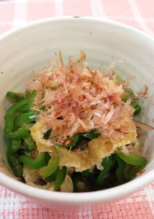 ピーマンと油揚げのサッと煮-レシピのメイン写真