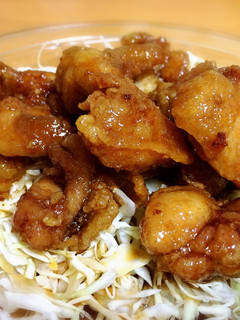 鶏もも肉で簡単♫唐揚げレモンソース和え-レシピのメイン写真