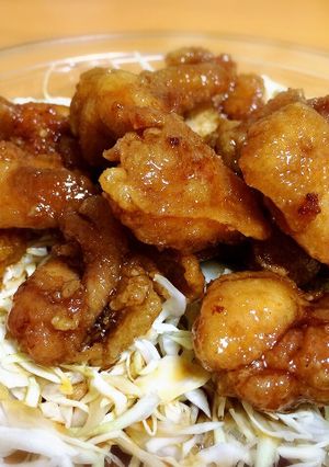 鶏もも肉で簡単♫唐揚げレモンソース和え-レシピのメイン写真