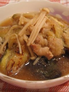 茄子とえのきと豚肉のみぞれ煮-レシピのメイン写真