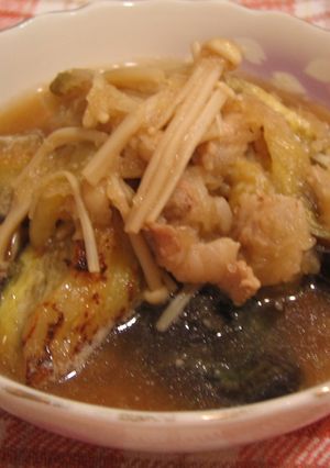 茄子とえのきと豚肉のみぞれ煮-レシピのメイン写真