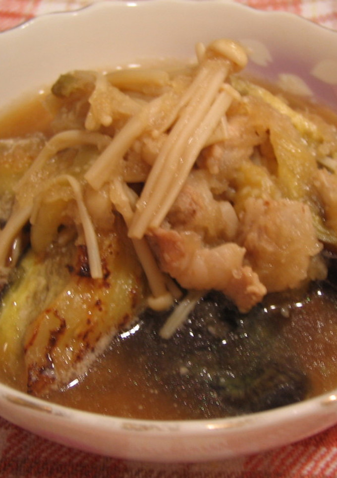 茄子とえのきと豚肉のみぞれ煮-レシピのメイン写真