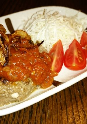 卵・牛乳・小麦粉不使用☆ハンバーグ-レシピのメイン写真