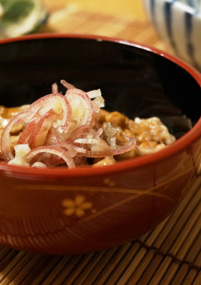 朝食に☆納豆の茗荷添え-レシピのメイン写真