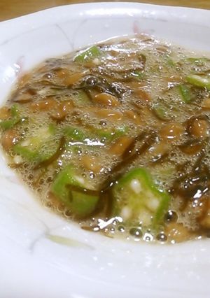 納豆オクラもずく酢-レシピのメイン写真
