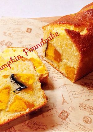 カボチャゴロゴロほっくりパウンドケーキ-レシピのメイン写真