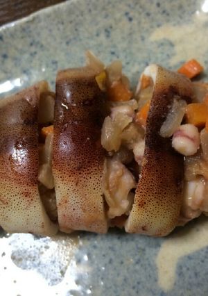 シンプル、簡単!スルメイカの筒焼き-レシピのメイン写真
