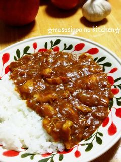 野菜の水分だけ!濃厚トマトチキンカレー-レシピのメイン写真