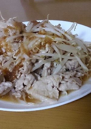 豚ロースともやしのめっちゃ簡単炒め-レシピのメイン写真