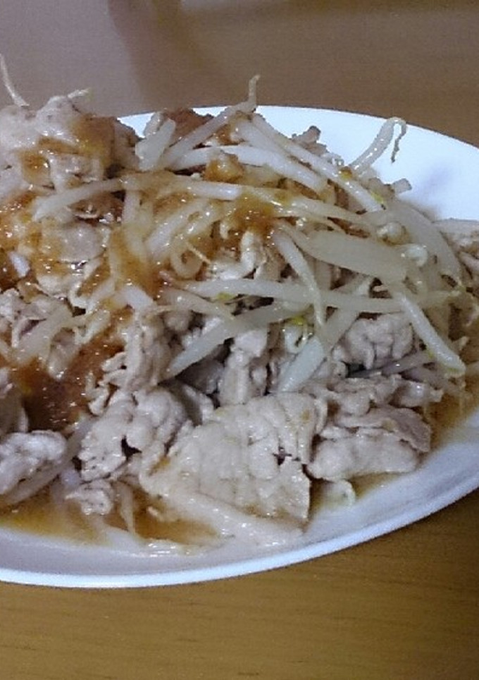 豚ロースともやしのめっちゃ簡単炒め-レシピのメイン写真