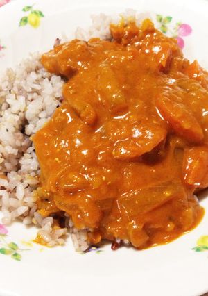 後からピリッと幸せココナッツカレーꆧεꆧ-レシピのメイン写真
