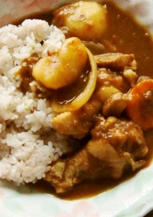 雑穀米入りみるくご飯はカレーにもいいね-レシピのメイン写真