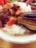 ナス焼きカレー、簡単ヘルシー！