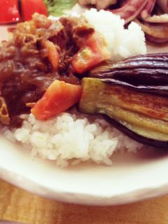 ナス焼きカレー、簡単ヘルシー!-レシピのメイン写真