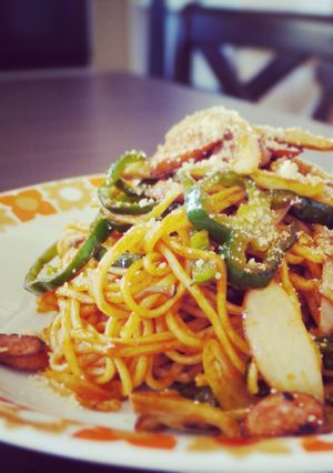 焼きそばナポリタン-レシピのメイン写真