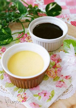 ホットケーキミックスで♡カスタードプリン-レシピのメイン写真