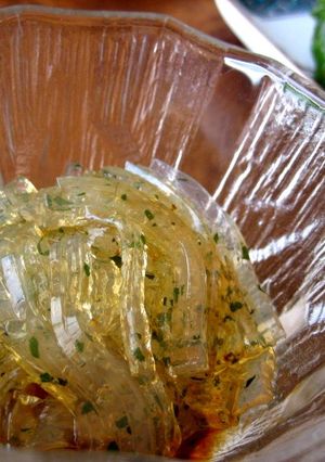 ところてん☆大葉にんにく醤油使用☆-レシピのメイン写真