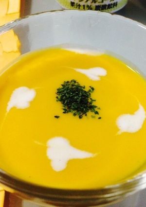ホテルの味！本格かぼちゃの冷製スープ-レシピのメイン写真