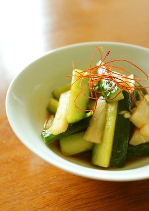 中華風　*ピリ辛胡瓜漬け*-レシピのメイン写真