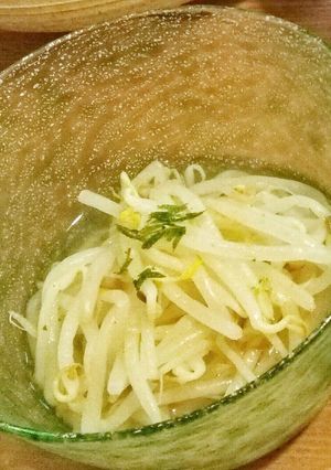 【スピード料理】もやしの酢の物-レシピのメイン写真