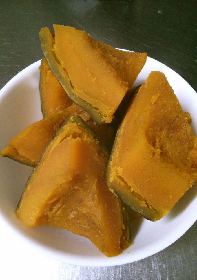 黒蜜でかぼちゃの煮物-レシピのメイン写真