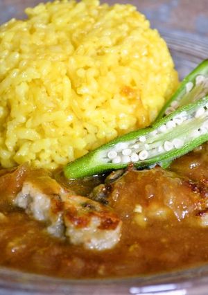 牡蠣カレー＆塩レモンライス　大好き！広島-レシピのメイン写真