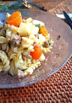 肉味噌活用☆マカロニサラダ-レシピのメイン写真