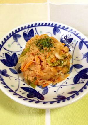 レンジで♪おからの簡単ケチャップ煮-レシピのメイン写真